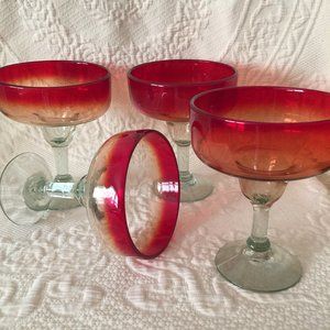 Bambeco FREE SHIPPING 4 Rioja Margarita Glasses